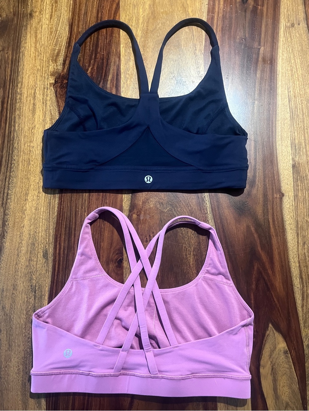 Lululemon Size 8 Sports Bra Bundle Energy - Train Times - Pink - Navy